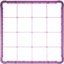 RE16C89 - OptiClean™ 16-Compartment Divided Glass Rack Extender 1.78" - Lavender