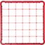 RE36C05 - OptiClean™ 36-Compartment Divided Glass Rack Extender 1.78" - Red