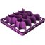 REW20LC89 - OptiClean™ NeWave™ Color-Coded Long Glass Rack Extender 20 Compartment - Lavender