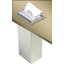 H2003CLSS - Classic In-Counter Napkin Dispenser, Interfold, 750 Napkin, Clear/Stainless Steel  - Clear