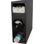 L22CS2951BK - Sentry Beverage, Lid & Straw 3-Slot Dispenser Cabinet - Black  - Black