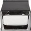 H3001BKC - Classic Countertop Napkin Dispenser, Fullfold, 300 Napkin, Chrome/Black  - Black