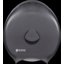 R6000TBK - Classic Single 12" Jumbo Bath Tissue Dispenser, 3.25" core, Black Pearl  - Black