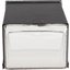 H3001CLBK - Classic Countertop Napkin Dispenser, Fullfold, 300 Napkin, Clear/Black  - Black