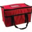 FC2212-RD - San Jamar Nylon Insulated Food Delivery Bag 22" x 12" x 12"  - Red