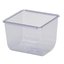 BD104 - Dome Replacement Tray - 2 Quart  - Clear