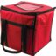 FC1212-RD - San Jamar Nylon Insulated Food Delivery Bag 12" x 12" x 12"  - Red