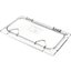CM10280Z07 - Coldmaster® EZ Access Lid with Notches 1/3 Size - Clear