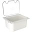 CM10240Z07 - Coldmaster® EZ Access Lid with Notches 1/2 Size - Clear