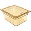 10437U13 - StorPlus™ High Heat Handled Universal Food Pan Lid 1/2 Size - Amber