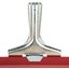 4007600 - Flo-Pac® Straight Red Gum Rubber Floor Squeegee With Heavy Duty Steel Frame 24" - Red