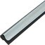 4007100 - Professional Single Blade Rubber Squeegee With Zinc Plated Handle 16" - Black