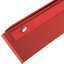 4007500 - Flo-Pac® Straight Red Gum Rubber Floor Squeegee With Heavy Duty Steel Frame 18" - Red