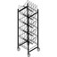 DX1173X50 - Dinex® Drying and Storage Cart (Holds 50 Domes or 100 Bases) 19.50" x 20.25" x 73" - Stainless Steel