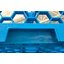 RG9-314 - OptiClean™ 9-Compartment Divided Glass Rack with 3 Extenders 8.72" - Carlisle Blue