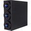 C2903BK - EZ-Fit 3-Slot Vertical Countertop Cup Dispenser Cabinet with Black Trim Ring 8 46 oz - Black