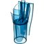 SI5000 - SAF-T-SCOOP & GUARDIAN  6 - 10 OZ - Blue