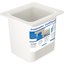 CM1105C1402 - Coldmaster® CoolCheck® Sixth-Size High Capacity Food Pan 1.7 qt - White/Blue