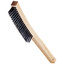 4577000 - 13.75" Brush with 3 x 19 Rows of Carbon Steel Bristles  - Tan