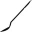 443103 - Perforated Serving Spoon 15" - Black