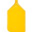40361C04 - Sparta® Paddle Scraper Replacement Blade 4 1/2" x 7 1/2" - Yellow