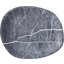 5310272 - Ridge Melamine Oblong Platter 13" - Soapstone