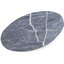 5310472 - Ridge Melamine Rimless Plate 9" - Soapstone