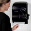 T1190TBK - Oceans® Lever Roll Towel Dispenser, 1.5" core, Black Pearl - Black