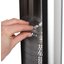 L3402 - Wall-Mount Lid Dispenser - 12-24 oz. - Double Lid  - Silver