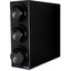 L2913BK - EZ-Fit® Lid Dispenser L2200C (2) and L2400C (1) Trim Rings Cabinet - Black  - Black