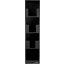 L2203 - Lid and Straw Tower 4- Slot 26.25" x 7.25" x 15.25" - Black  - Black