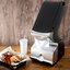 MODH6003SN - Modular Straw & Napkin Combo Dispenser - Black  - Black