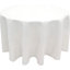5441AUUM010 - Market Place Linens Round Tablecloth 120" - White