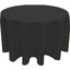 544190RM014 - Market Place Linens Round Tablecloth 90" - Black