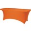 BS630414 - Budget Stretch Table Cover 6' x 30" x 30" - Orange