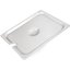 607120CS - DuraPan™ Stainless Steel Hotel Pan Slotted Handled Cover 1/2 Size