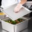 607230C - DuraPan™ Stainless Steel Steam Table Hotel Pan Handled Cover 2/3 Size