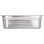 607124P - DuraPan™ Light Gauge Stainless Steel Perforated Steam Table Hotel Pan 1/2 Size, 4" Deep