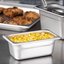 607192 - DuraPan™ Light Gauge Stainless Steel Steam Table Hotel Pan 1/9 Size, 2.5" Deep