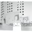 60101 - Quarter Size Perforated Insert  - Silver