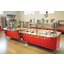 DXP4HFHIB - DineXpress® Hot Food Counter with Heat-In Base - 4 Well 63" L x 30" W x 36" H - Stainless Steel