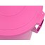 34104526 - Bronco™ Round Waste Bin Trash Container Lid 44 Gallon - Bright Pink