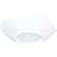 794202 - Melamine Flared Rim Square Dish Bowl 5.25" - White