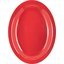 KL12705 - Kingline™ Melamine Oval Platter Tray 12" x 9" - Red