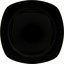 4330803 - Melamine Upturned Corner Small Square Plate 7.75" - Black