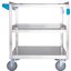 UC5031827 - Stainless Steel 3 Shelf Utility Cart 18" x 27" - Stainless Steel