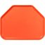 1713FG018 - Glasteel™ Fiberglass Tray Trapezoid 18" x 14" - Orange