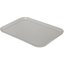 1612FG002 - Glasteel™ Solid Rectangular Tray 16.4" x 12" - Smoke Gray