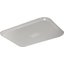1612FG002 - Glasteel™ Solid Rectangular Tray 16.4" x 12" - Smoke Gray