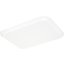 1410FG001 - Glasteel™ Solid Rectangular Tray 13.75" x 10.6" - Bone White